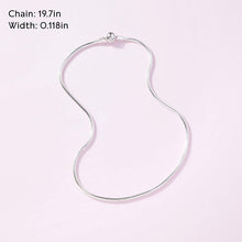 
                        
                          Load image into Gallery viewer, Pandora Jewelry Moments Snake Chain Charm Sterling Silver Necklace - JOY2ESpree
                        
                      