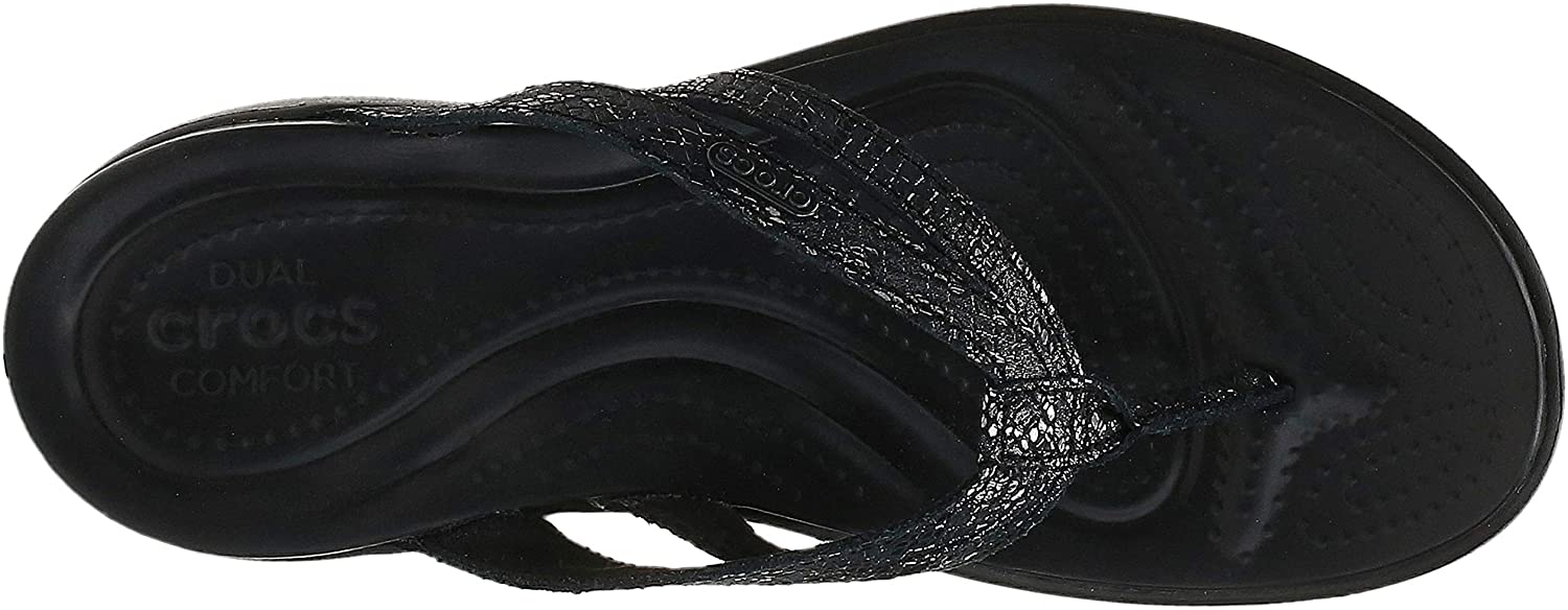 Crocs Women's Capri Strappy Flip Flop | Casual Comfortable Sandals