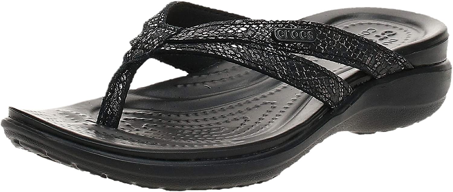 Crocs Women's Capri Strappy Flip Flop | Casual Comfortable Sandals