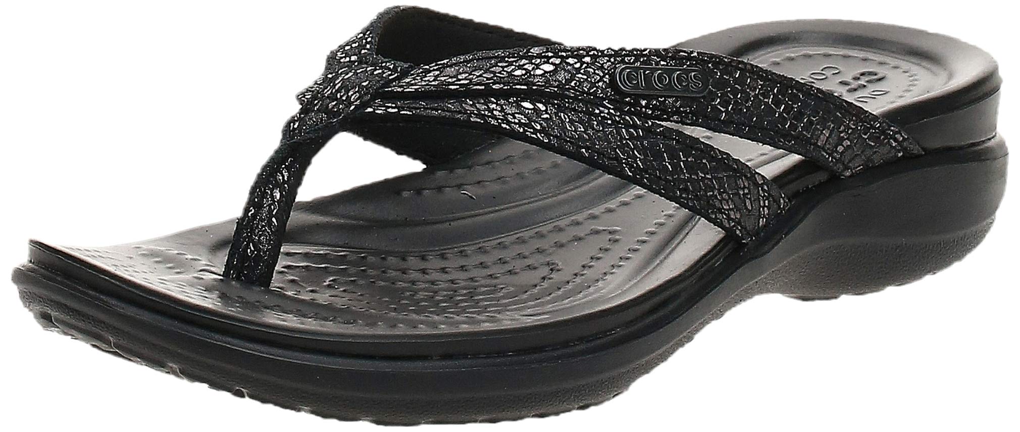 Crocs Women's Capri Strappy Flip Flop | Casual Comfortable Sandals
