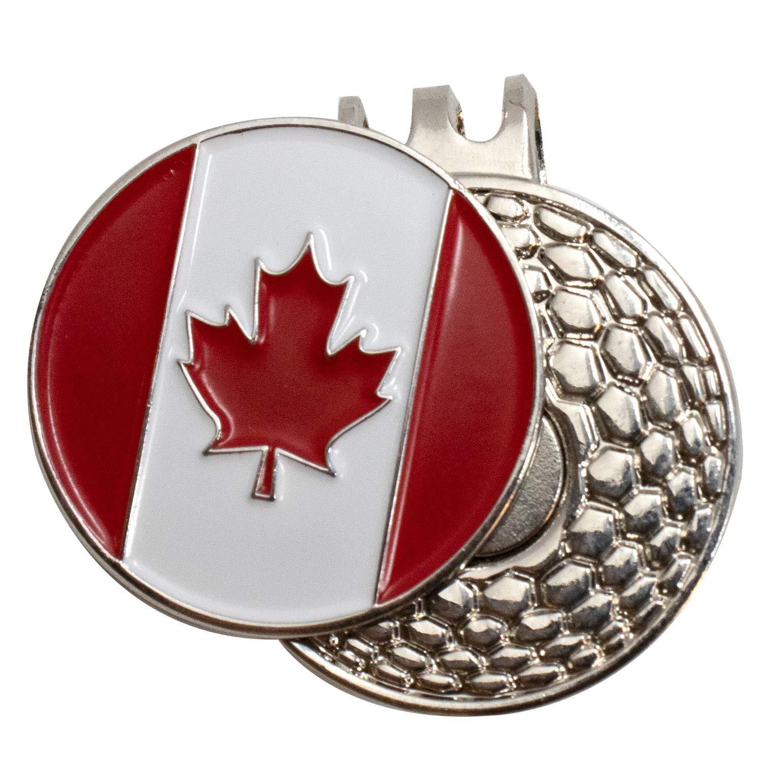 DA VINCI Magnetic Golf Hat Clip with 1 Inch Embossed Metal Golf Ball Marker - JOY2ESpree