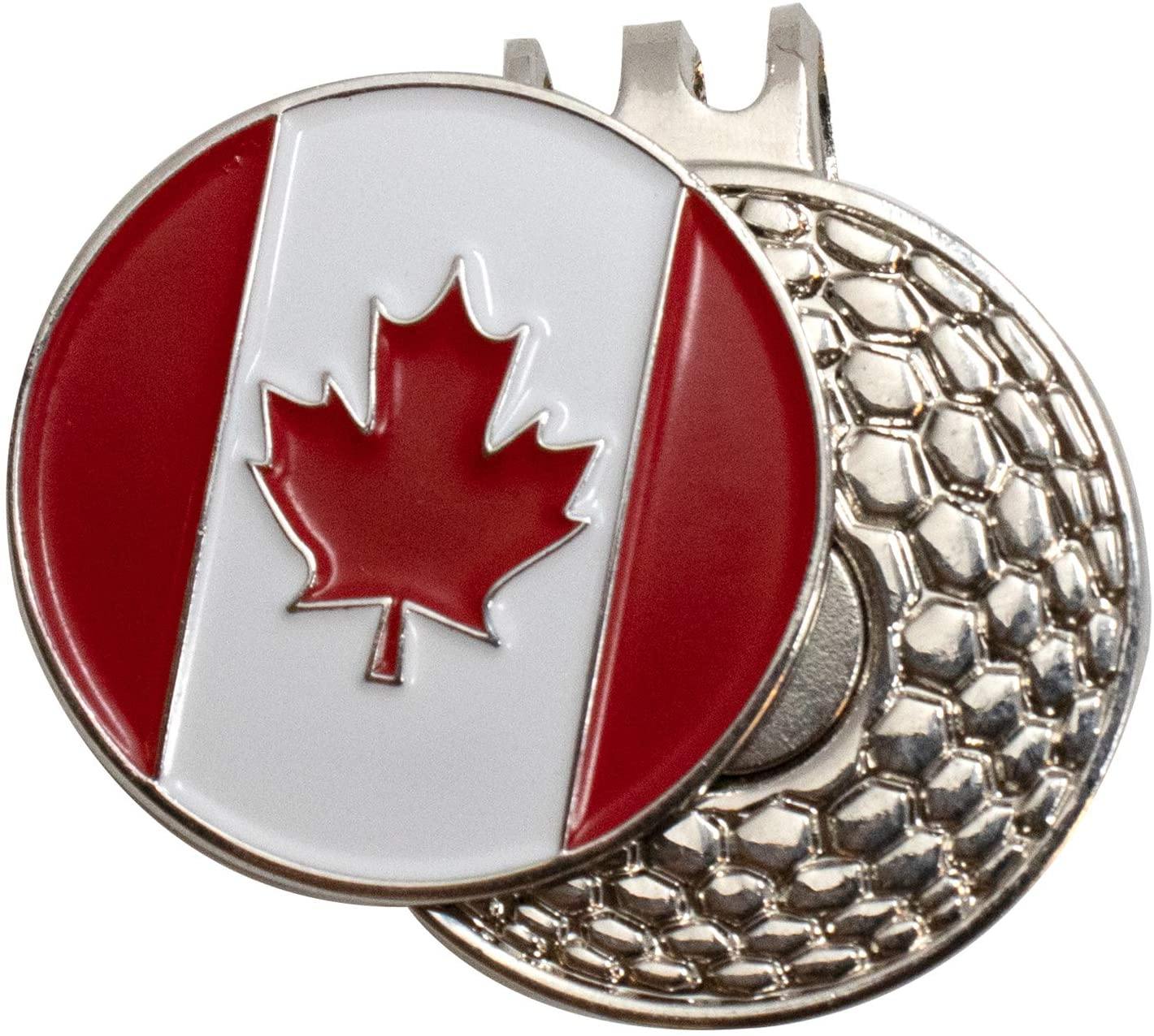DA VINCI Magnetic Golf Hat Clip with 1 Inch Embossed Metal Golf Ball Marker - JOY2ESpree