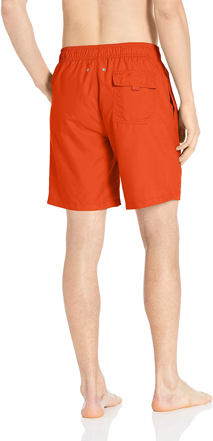 Calvin Klein Men's 7 Inch Elastic Waist Quick Dry Swim Trunk