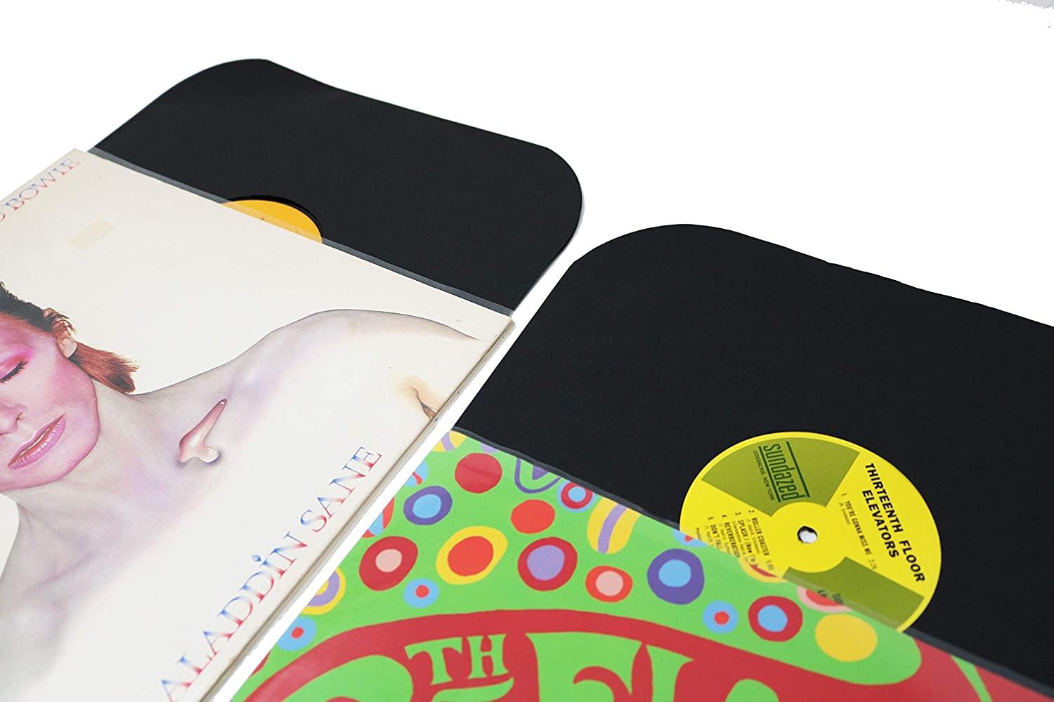 BIG FUDGE Black Special Edition | Vinyl Record Inner Sleeves 50x | Made from Heavyweight & Acid Free Paper - JOY2ESpree