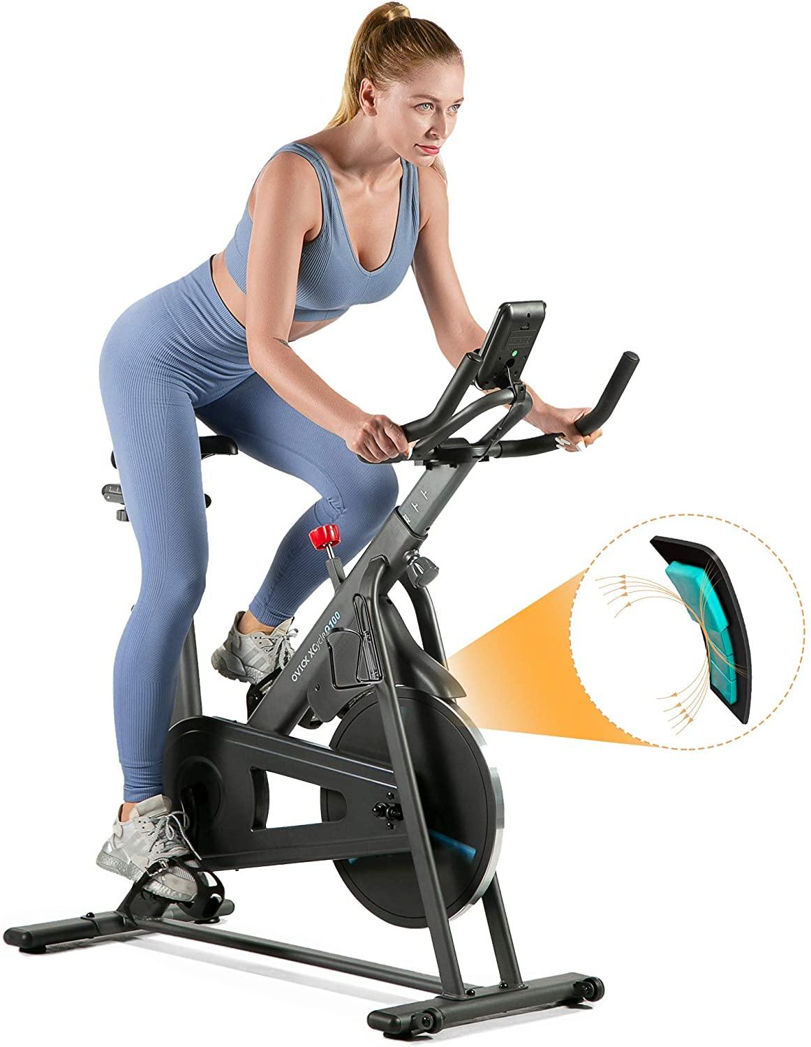 OVICX Indoor Cycling Bike Stationary Bike with Magnetic Resistance Indoor Cycling Bike Exercise Bikes - JOY2ESpree