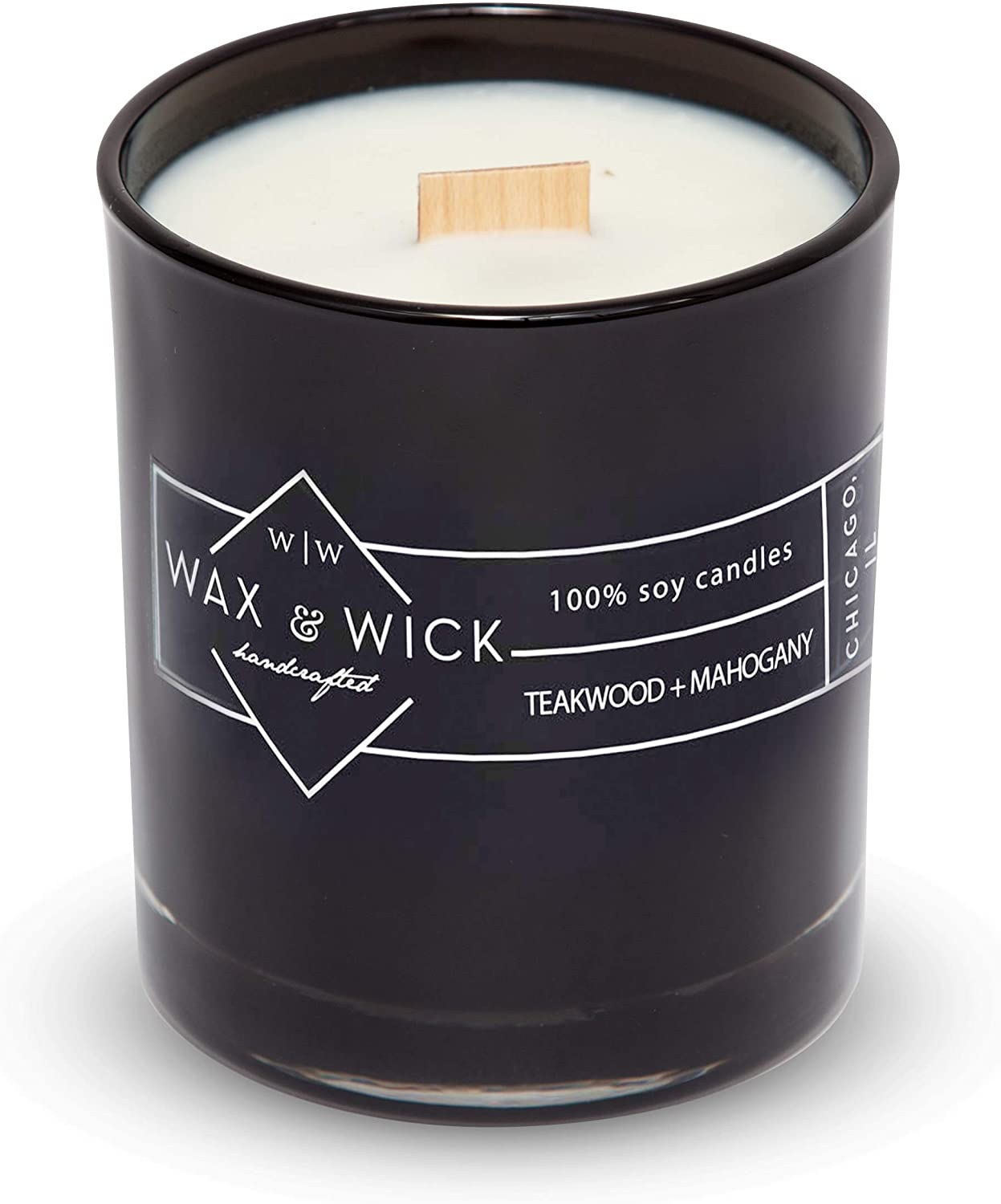 Scented Soy Candle: 100% Pure Soy Wax with Wood Double Wick