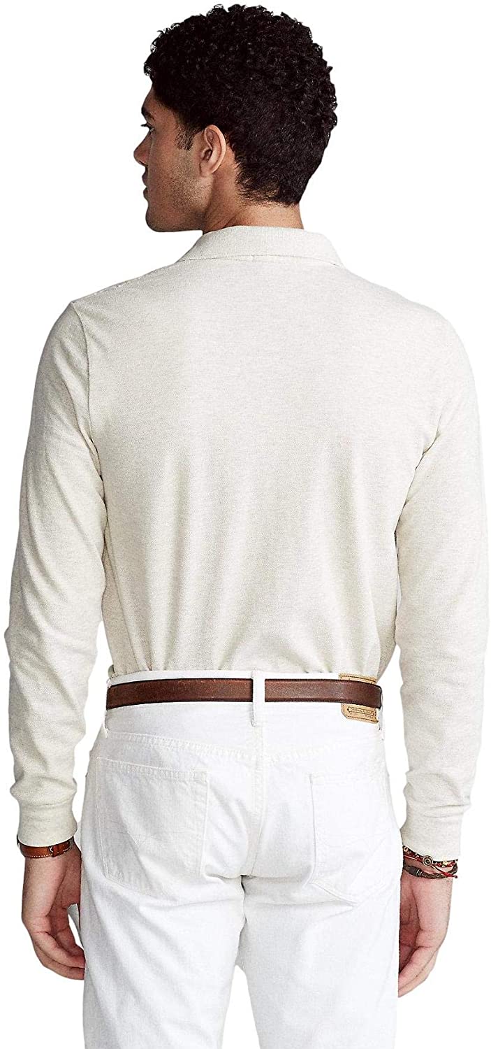 POLO RALPH LAUREN Men's Long Sleeve Mesh Polo Shirt