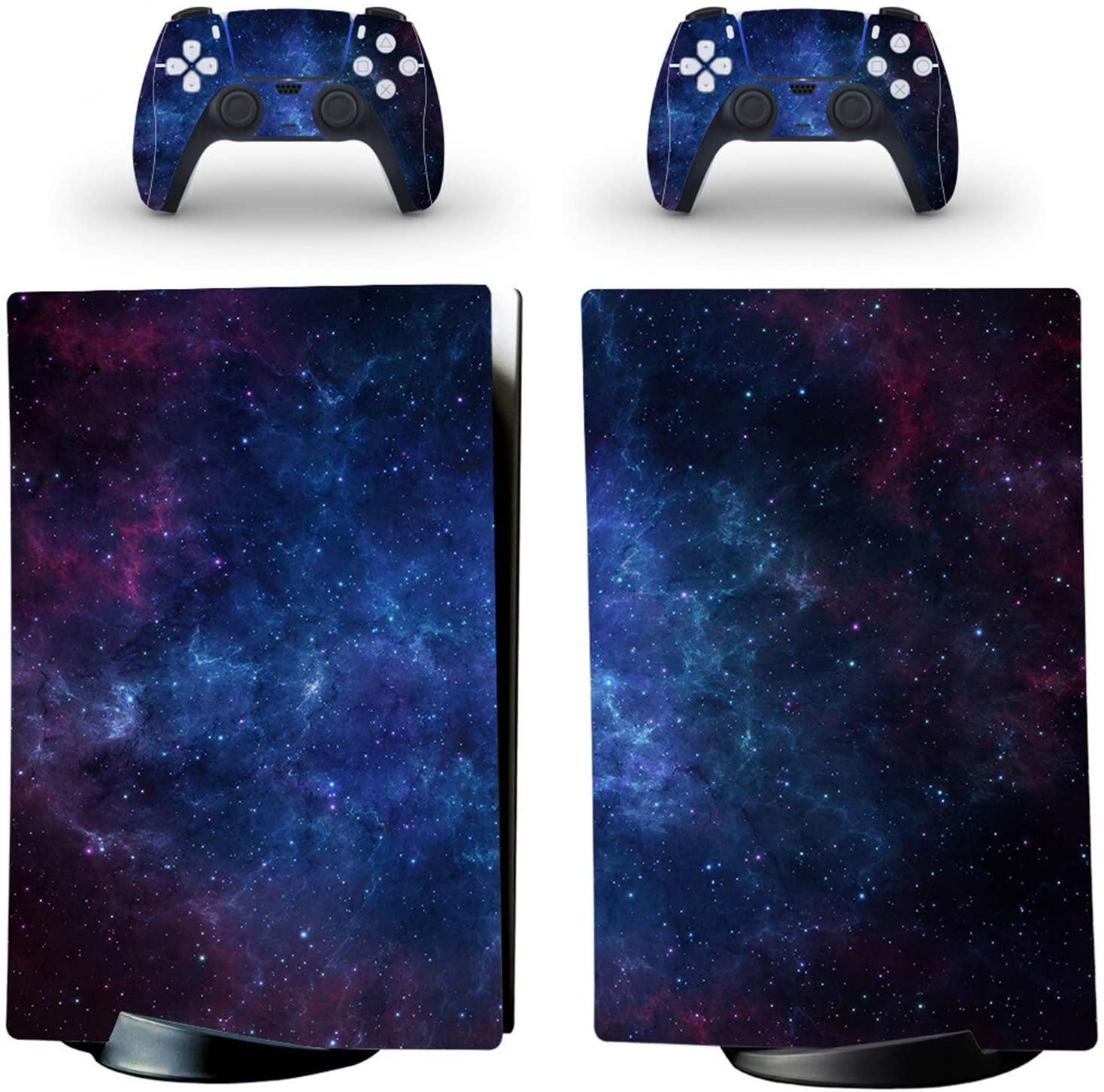 gotor Vinyl Skin Decals Cover Sticker for PS5 Playstation 5 Digital Edition Console and 2 Controllers Skins (Playstation 5 Digital Edition, A07) - JOY2ESpree