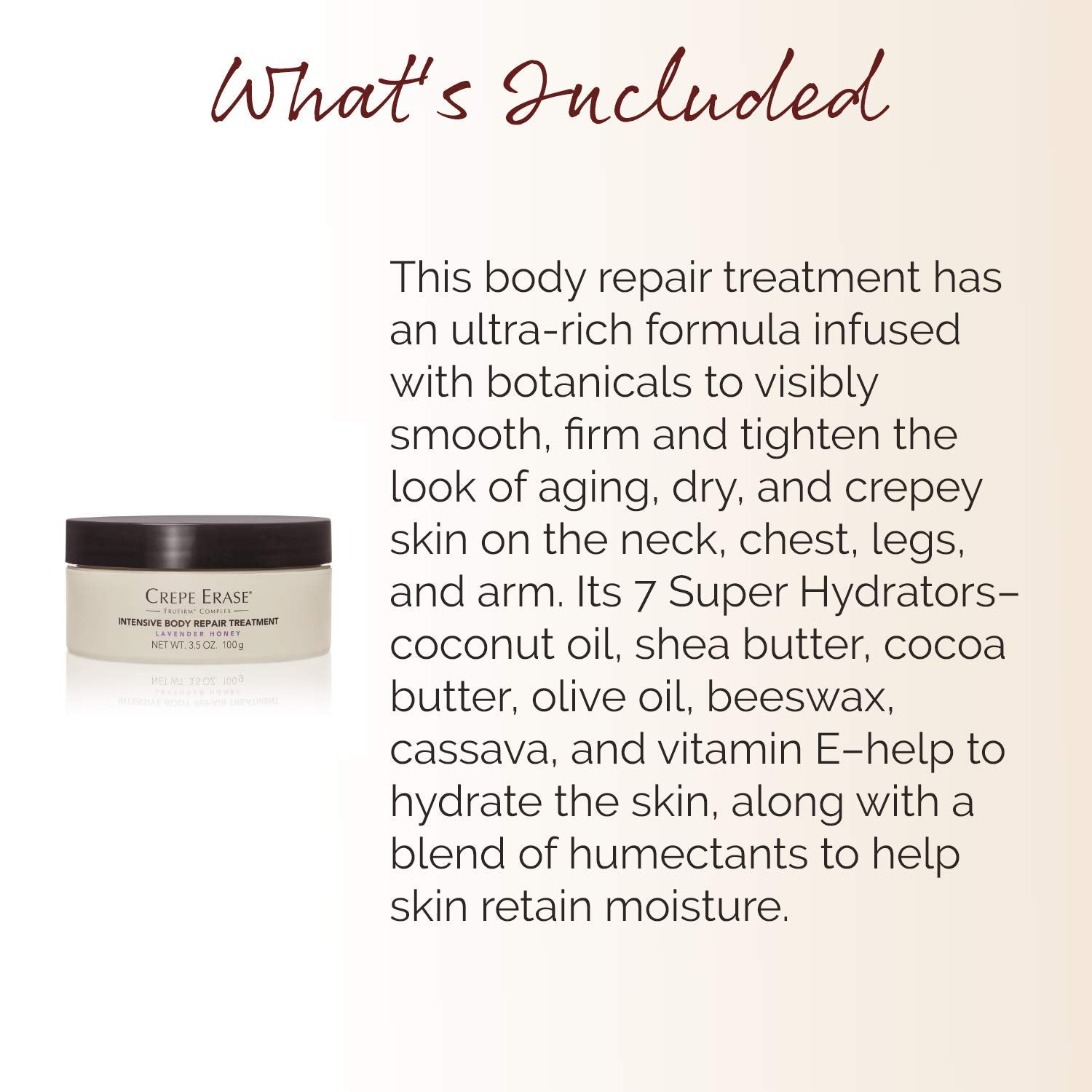 Crepe Erase Intensive Body Repair Treatment with TruFirm Complex