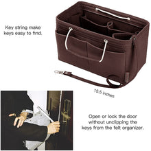 
                        
                          Cargar imagen en el visor de la galería, Purse Organizer, Multi-Pocket Felt Handbag Organizer, Purse Organizer Insert with Handles, Medium, Large, X-Large
                        
                      