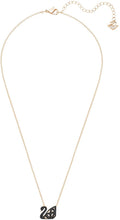 
                        
                          將圖片載入圖庫檢視器 SWAROVSKI Women's Iconic Swan Jewelry Collection, Rose Gold Tone Finish, Black Crystals - JOY2ESpree
                        
                      