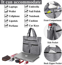 
                        
                          將圖片載入圖庫檢視器 Canvas Tote Bag Waterproof Nylon Multi Pocket Shoulder Bags Laptop Work Bag Teacher Purse and Handbags for Women &amp; Men
                        
                      