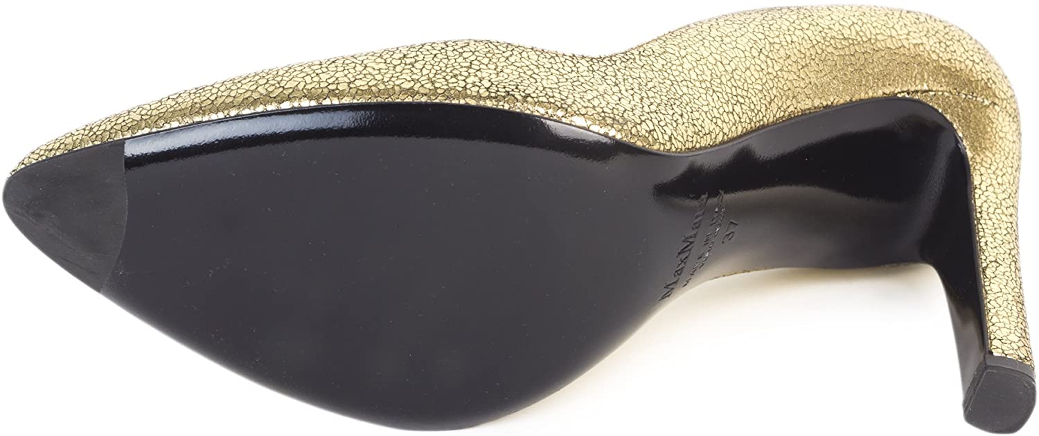 MaxMara Women's Zufolo Metallic Leather Pumps - JOY2ESpree