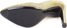 
                        
                          Load image into Gallery viewer, MaxMara Women's Zufolo Metallic Leather Pumps - JOY2ESpree
                        
                      