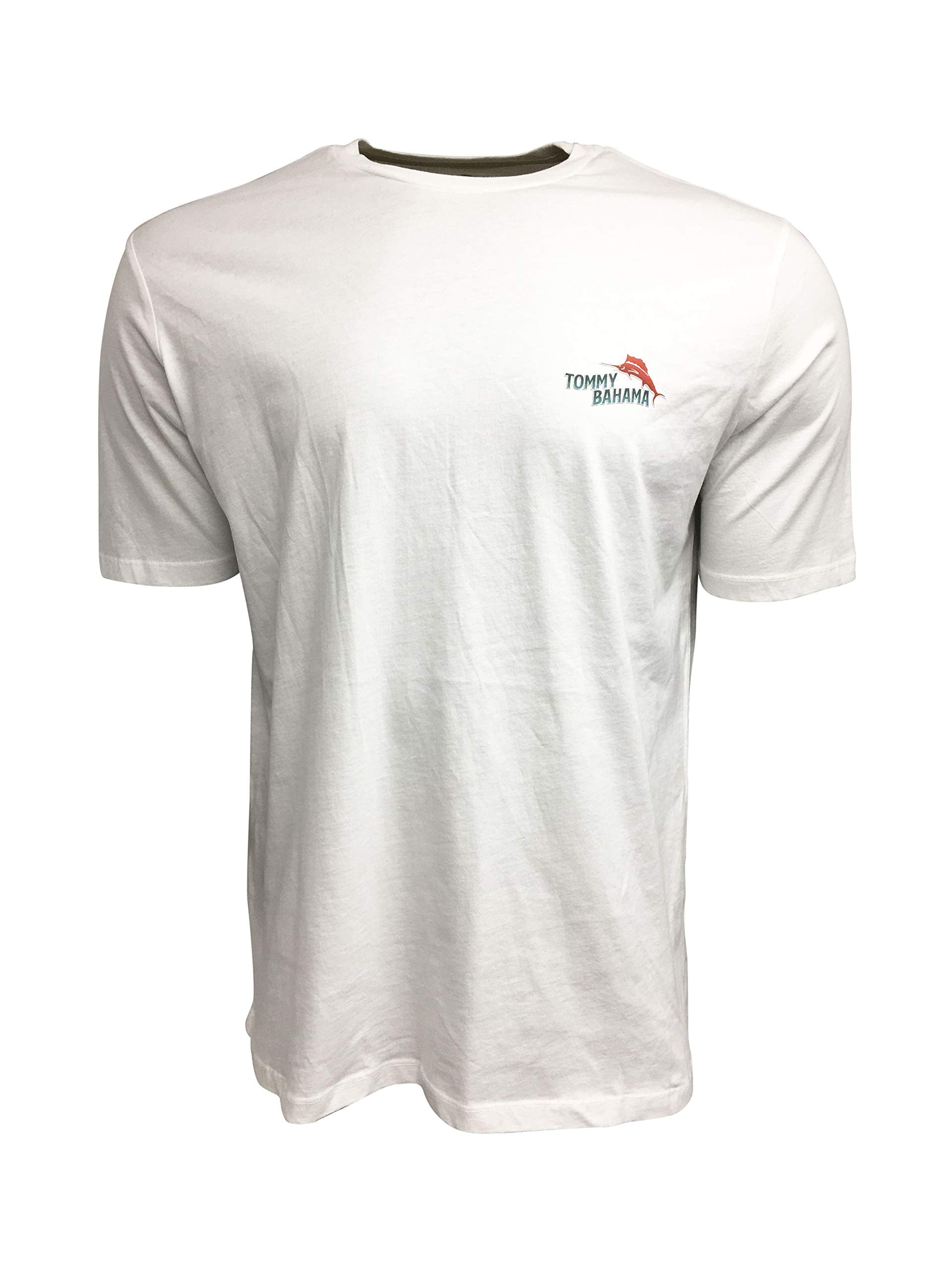 Tommy Bahama Big & Tall Rum Long Weekend T-Shirt - White ~ BT225104 ~ XLT