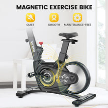 
                        
                          Muat gambar ke penampil Galeri, pooboo Magnetic Exercise Bikes Indoor Cycling Bikes Belt Driven Stationary Bike with LCD Display and Ipad Holder for Home Cardio Training - JOY2ESpree
                        
                      