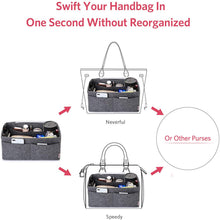 
                        
                          Cargar imagen en el visor de la galería, Felt Purse Organizer, Bag in Bag Organizer For Tote &amp; Handbag Speedy Neverfull, Medium Large Extra Large
                        
                      