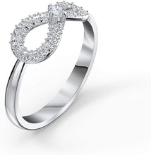
                        
                          Load image into Gallery viewer, SWAROVSKI Women's Infinity Ring Collection, Rhodium Plated, Clear Crystals - JOY2ESpree
                        
                      