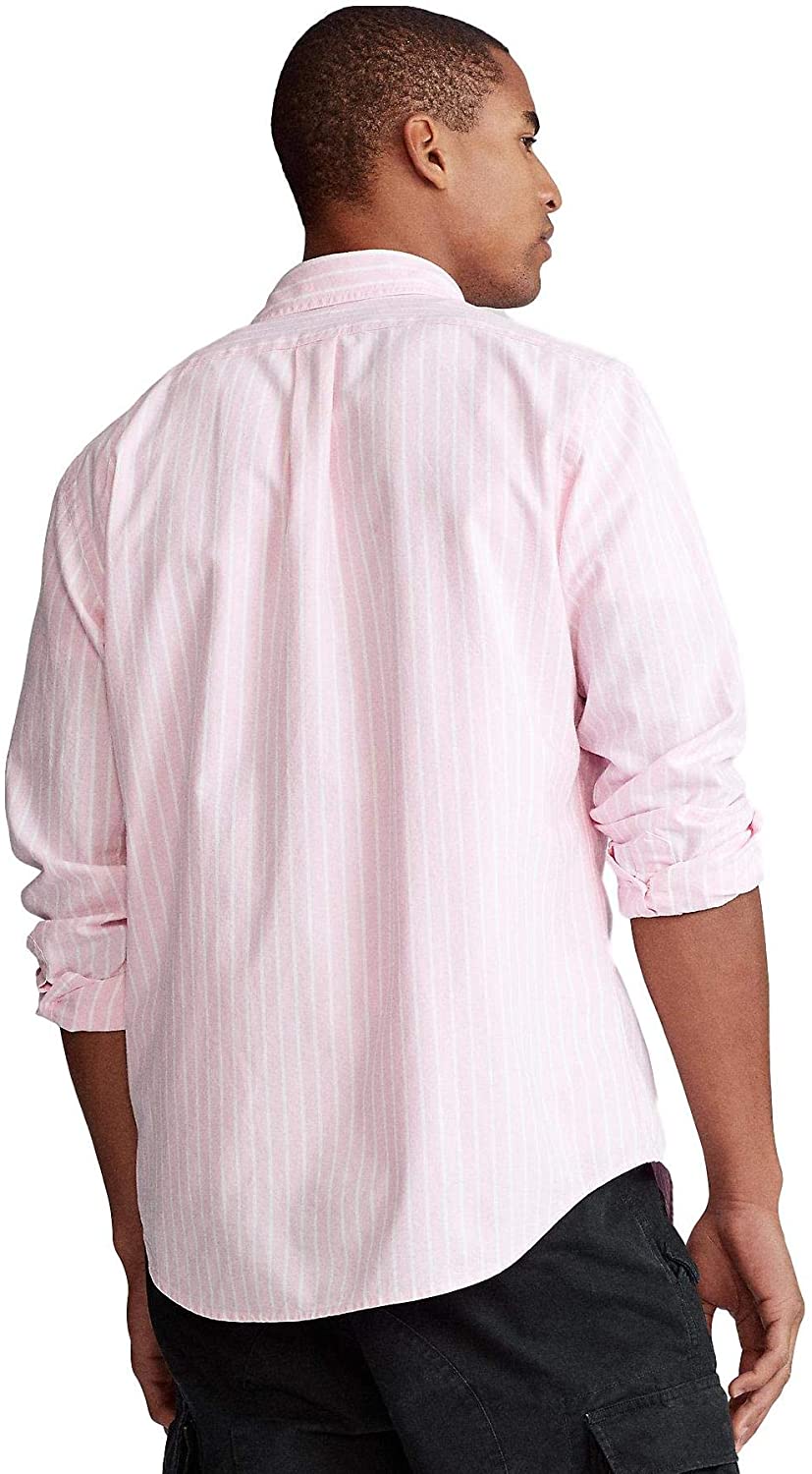 Ralph Lauren Mens Logo Button-Down Dress Shirt