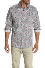
                        
                          Load image into Gallery viewer, Robert Graham Anemone Geo Dot Classic Fit Shirt Size ﻿XL White
                        
                      