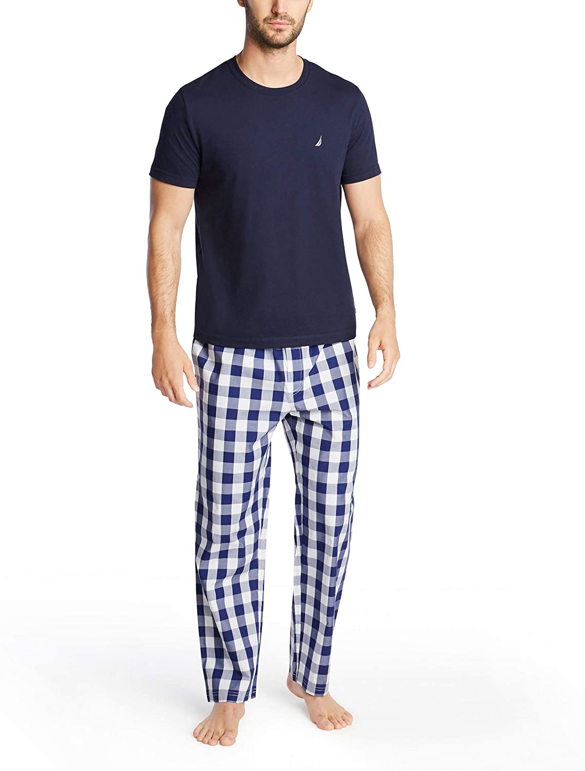Nautica Men's Soft Woven 100% Cotton Elastic Waistband Sleep Pajama Pant - JOY2ESpree