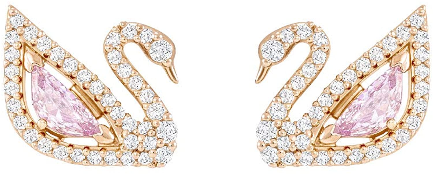 SWAROVSKI Women's Dazzling Swan Crystal Jewelry Collection, Rose-Gold Finish - JOY2ESpree