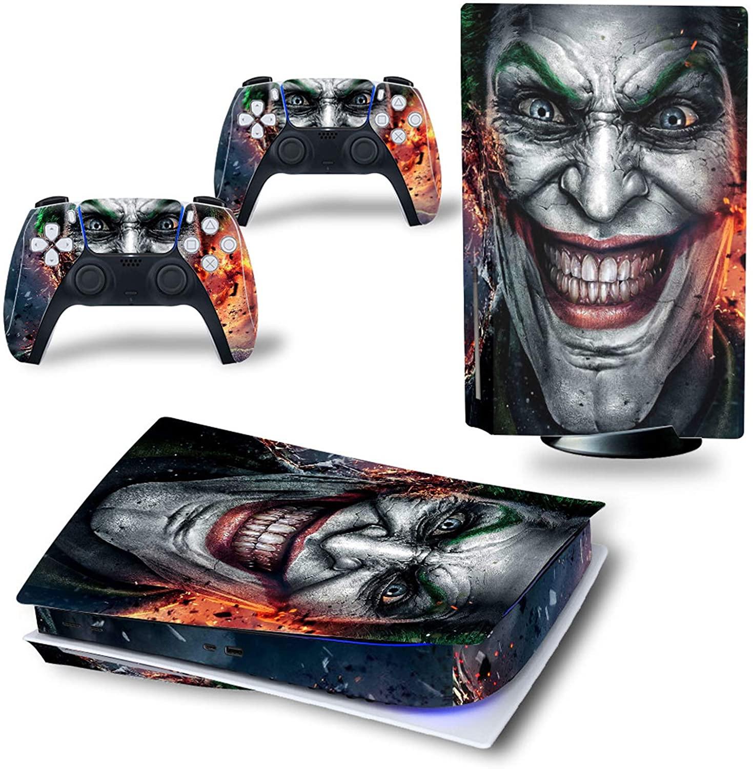gotor Vinyl Sticker Pattern Decals Skin for PS5 Playstation 5 Console and 2 Controllers Skins (Playstation 5, Type-M) - JOY2ESpree
