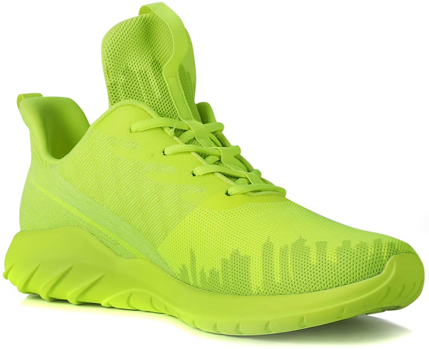 Soulsfeng Mens Running Shoes Mesh Breathable Lightweight Cushioning Training Athletic Sneakers