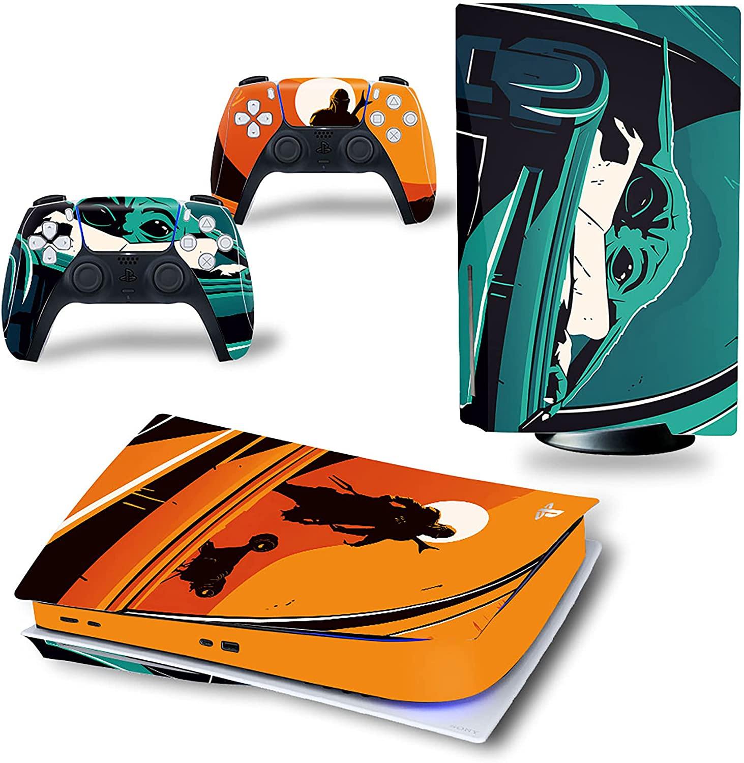 One Piece Ps5 Disk Version Vinyl Stickers Ps5 Console Skin and Controller Skin Beautiful Scratch-Resistant No Bubbles-ps-5 - JOY2ESpree