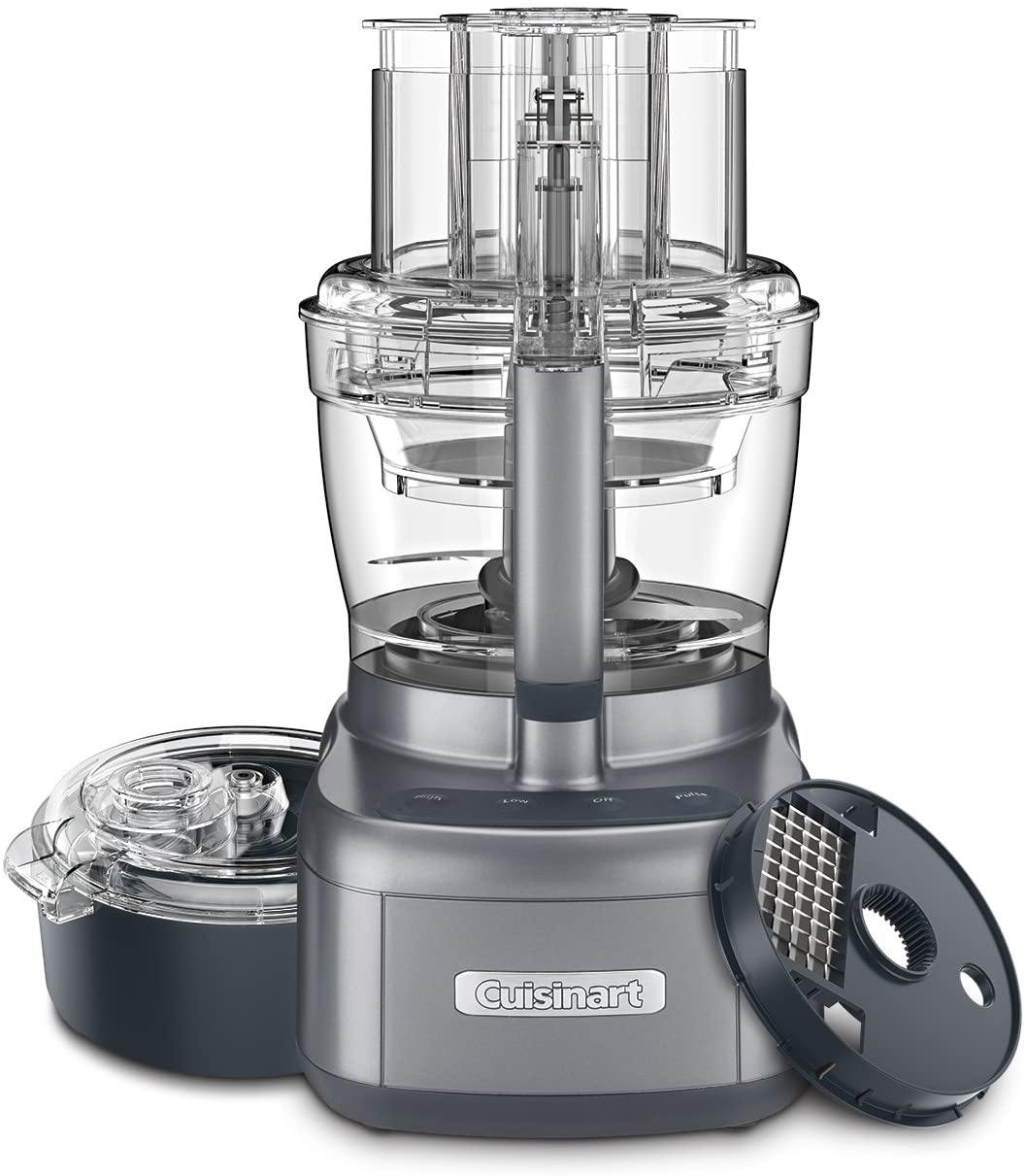 Cuisinart FP-13DGM Elemental 13 Cup Food Processor and Dicing Kit, Gunmetal - JOY2ESpree