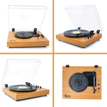 
                        
                          將圖片載入圖庫檢視器 Retro Record Player for 33/45/78 RPM Vinyl Records,Bluetooth Belt-Drive Turntable - JOY2ESpree
                        
                      