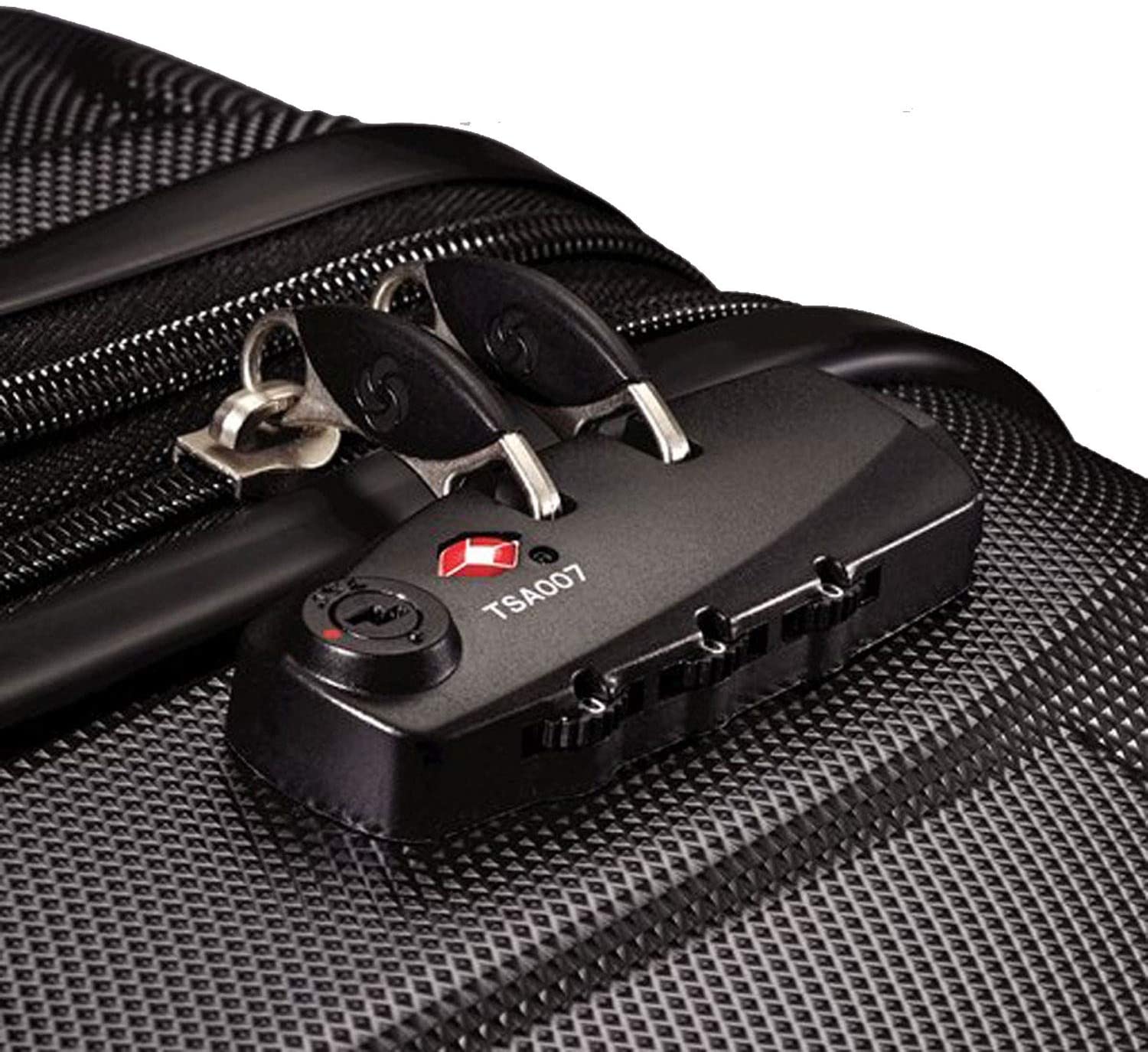 Samsonite Omni PC Hardside Expandable Luggage with Spinner Wheels, Black, Carry-On 20-Inch