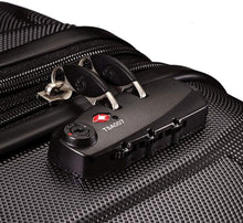 
                        
                          Load image into Gallery viewer, Samsonite Omni PC Hardside Expandable Luggage with Spinner Wheels, Black, Carry-On 20-Inch
                        
                      