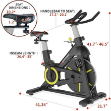 
                        
                          Muat gambar ke penampil Galeri, MBH Fitness Magnetic Exercise Bike Stationary, Indoor Cycling Bike for Home Gym Use - JOY2ESpree
                        
                      