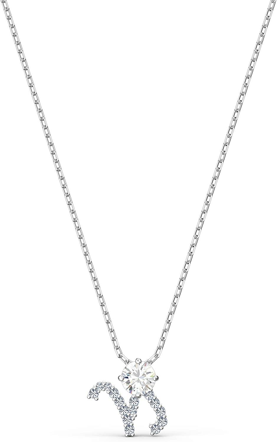 SWAROVSKI Women's All Zodiac Symbols Crystal Pendant, Mixed Metal Finish, Clear White Crystal Necklace Jewelry Collection - JOY2ESpree