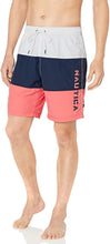 
                        
                          画像をギャラリービューアに読み込む, Nautica Men's Quick Dry Classic Logo Tri-Block Series Swim Trunk - JOY2ESpree
                        
                      