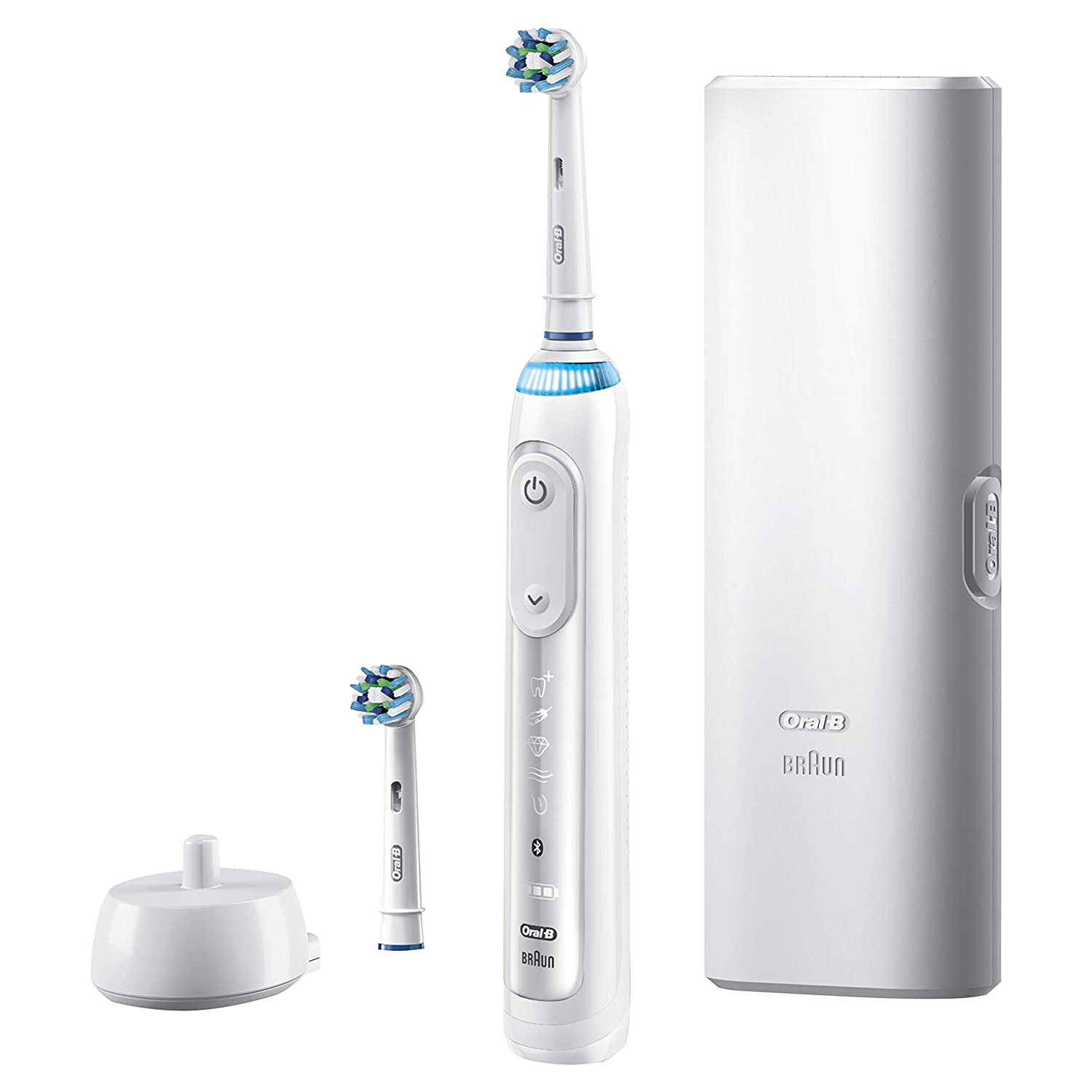 Electric Toothbrush, Oral-B Pro 7000 SmartSeries Black Electronic Power Rechargeable Toothbrush