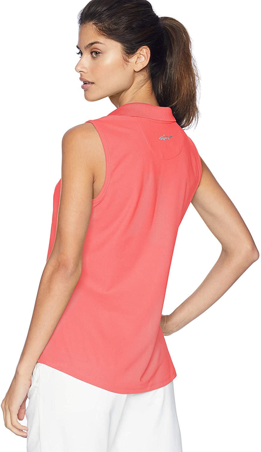 Greg Norman Women's Protek Micro Pique S/L Polo
