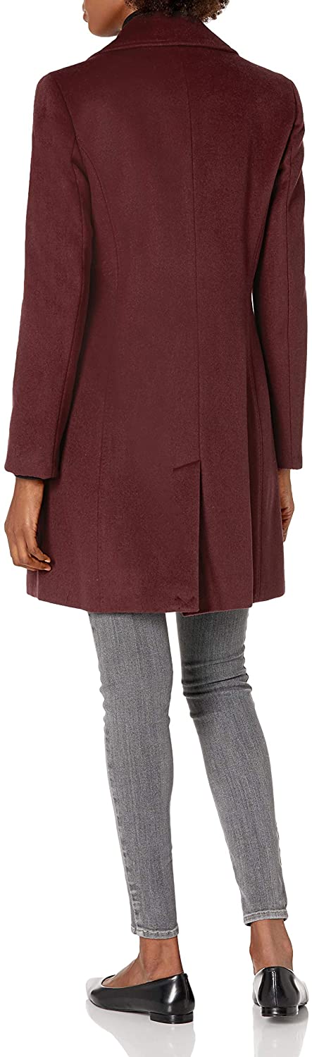 Calvin Klein womens Classic Cashmere Wool Blend Coat