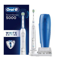
                        
                          Muat gambar ke penampil Galeri, Oral-B Pro 5000 Smartseries Power Rechargeable Electric Toothbrush with Bluetooth Connectivity, White Edition
                        
                      