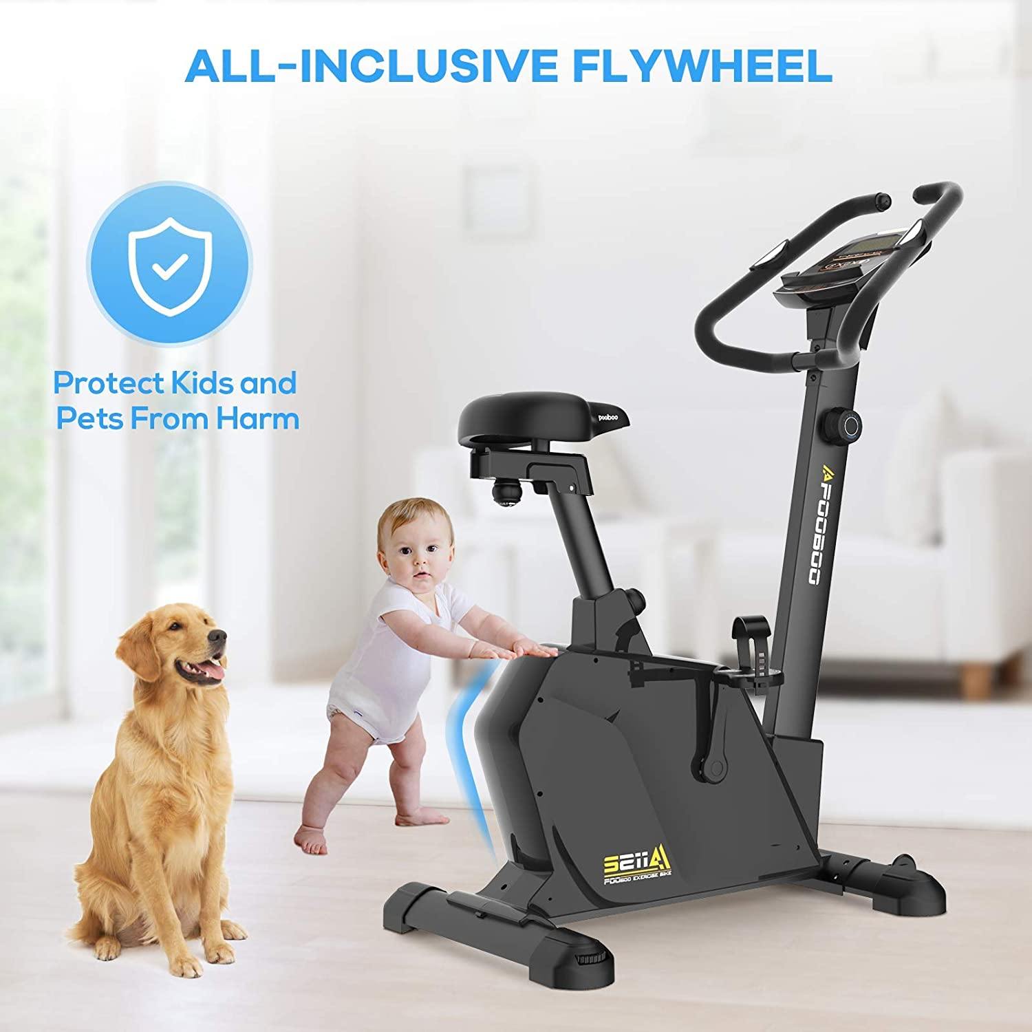 Exercise Bike Upright - JKANGFIT Magnetic Stationary Bikes Indoor Cycling Bike Quiet Belt Drive Exercise Bikes - JOY2ESpree