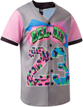
                        
                          Muat gambar ke penampil Galeri, MOLPE 90s Hip Hop Clothing for Men and Women, Unisex Bel Air 23 Baseball Jersey, Mens Printed Urban Shirts for Party
                        
                      
