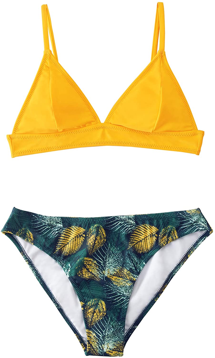 CUPSHE Women's Bikini Triangle Sexy Lace Up Two Piece Bathing Suit