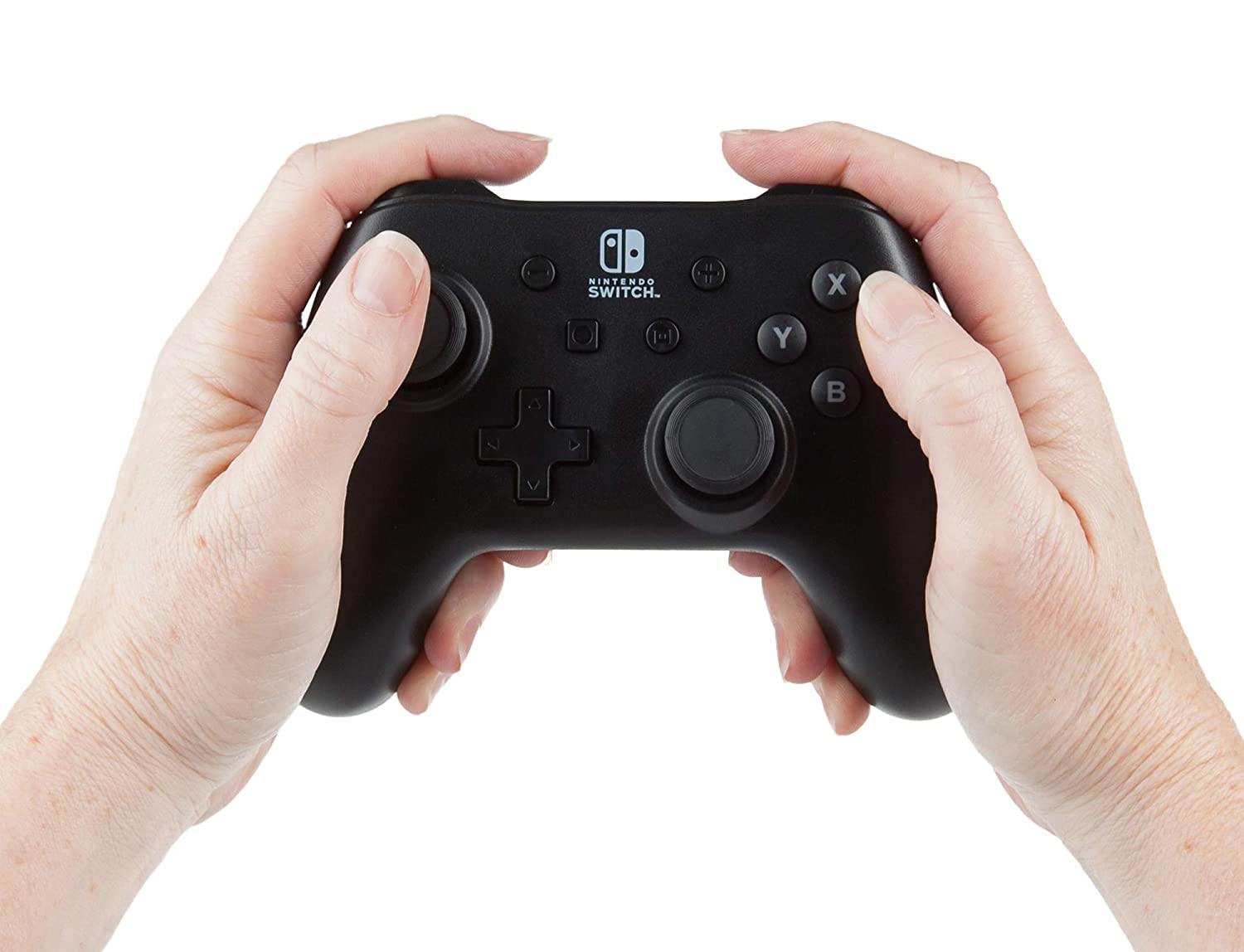 PowerA Enhanced Wired Controller for Nintendo Switch - Mario White, Gamepad, Wired Video Game Controller, Gaming Controller - Nintendo Switch - JOY2ESpree