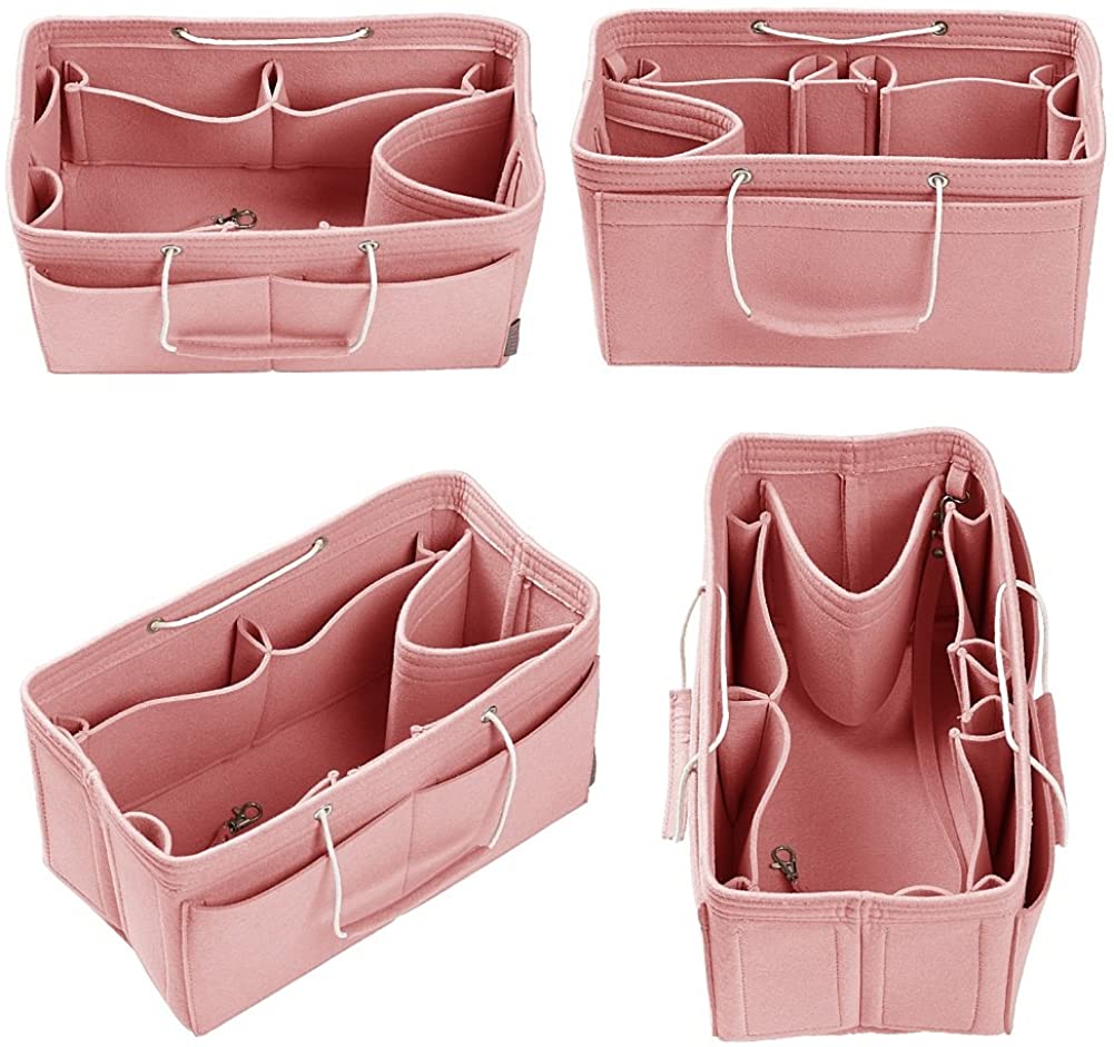 Purse Organizer, Multi-Pocket Felt Handbag Organizer, Purse Organizer Insert with Handles, Medium, Large, X-Large