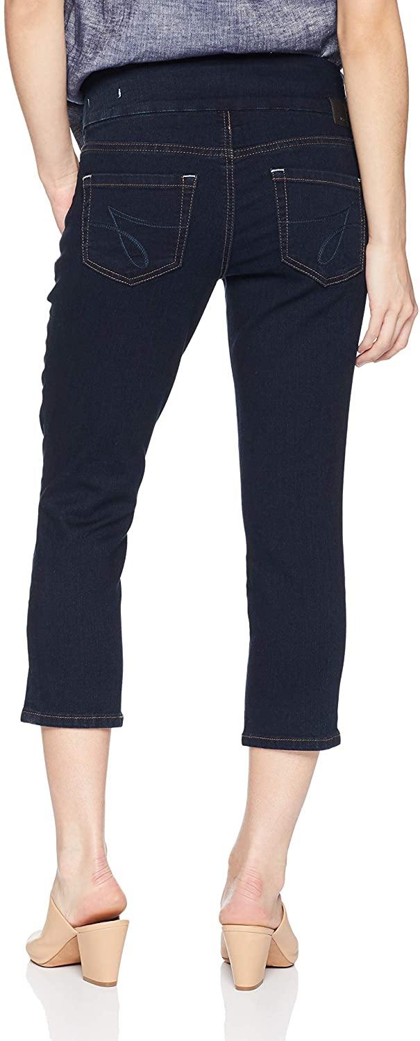 Jag Jeans Women's Petite Peri Straight Pull on Crop