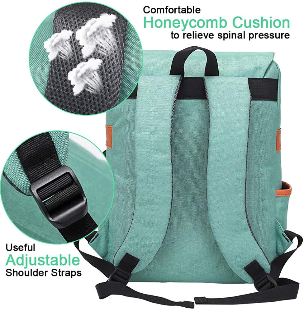 Modoker Vintage Laptop Backpack for Women Men,School College Backpack