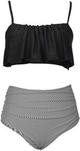 
                        
                          Muat gambar ke penampil Galeri, CUPSHE Women's High Waisted Falbala Bikini Set
                        
                      