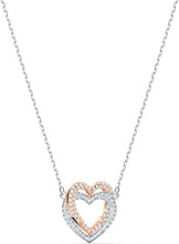 
                        
                          Load image into Gallery viewer, SWAROVSKI Women's Infinity Heart Jewelry Collection, Rose Gold Tone &amp; Rhodium Finish, Clear Crystals - JOY2ESpree
                        
                      