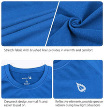 
                        
                          गैलरी व्यूवर में इमेज लोड करें, BALEAF Youth Boys'/Girls' Thermal Compression Sports Shirts Long Sleeve Fleece Base Layer Crew Neck
                        
                      